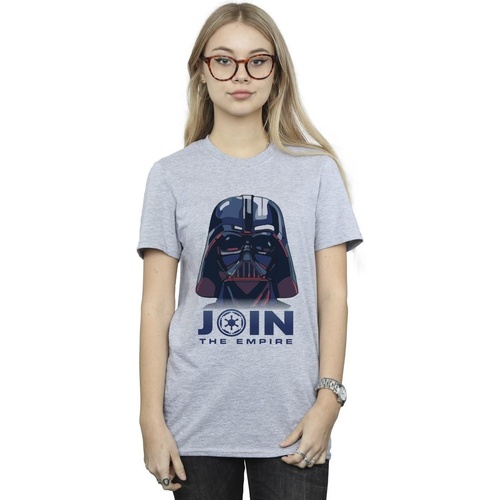 Abbigliamento Donna T-shirts a maniche lunghe Star Wars: A New Hope BI49153 Grigio