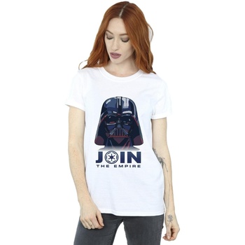 Abbigliamento Donna T-shirts a maniche lunghe Star Wars: A New Hope BI49153 Bianco