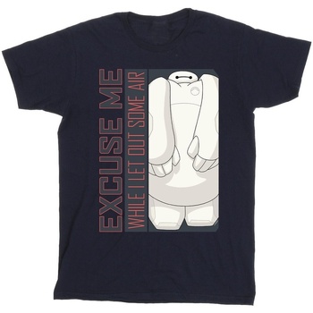 Image of T-shirts a maniche lunghe Disney Big Hero 6 Baymax Excuse Me Some Air