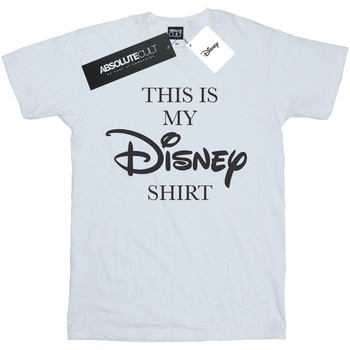 Abbigliamento Uomo T-shirts a maniche lunghe Disney My T-shirt Bianco