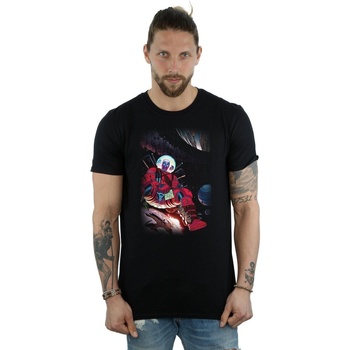 Abbigliamento Uomo T-shirts a maniche lunghe Marvel Deadpool Astronaut Nero