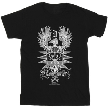 Abbigliamento Uomo T-shirts a maniche lunghe Fantastic Beasts: The Secrets Of Dumbledore Crest Nero