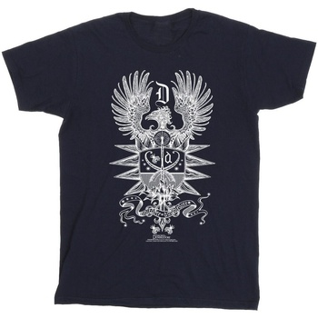 Abbigliamento Uomo T-shirts a maniche lunghe Fantastic Beasts: The Secrets Of Dumbledore Crest Blu
