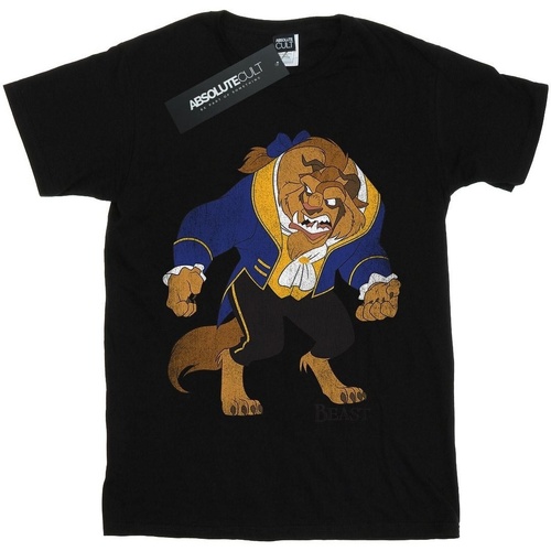 Abbigliamento Bambino T-shirt maniche corte Disney Beauty And The Beast Classic Beast Nero