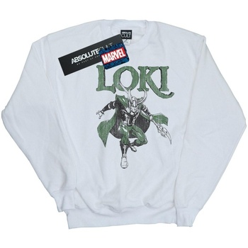 Abbigliamento Bambino Felpe Marvel Loki Scepter Bianco