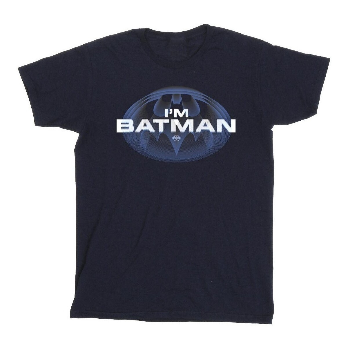 Abbigliamento Bambina T-shirts a maniche lunghe Dc Comics The Flash I'm Batman Blu