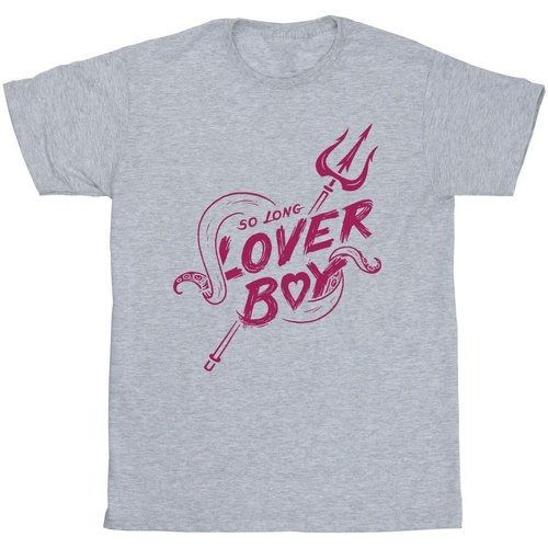 Abbigliamento Bambina T-shirts a maniche lunghe Disney Villains Ursula Lover Boy Grigio