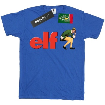Abbigliamento Bambino T-shirt maniche corte Elf Crouching Logo Blu