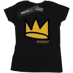 Abbigliamento Donna T-shirts a maniche lunghe Riverdale Jughead Hat Logo Nero