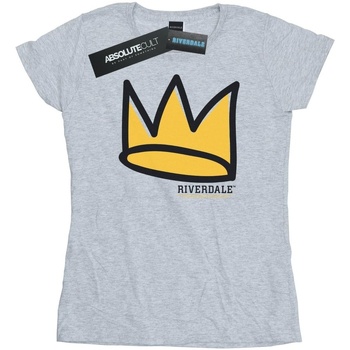 Abbigliamento Donna T-shirts a maniche lunghe Riverdale Jughead Hat Logo Grigio