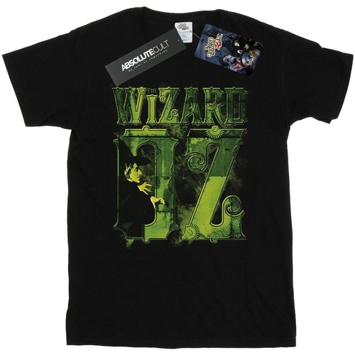 Abbigliamento Bambina T-shirts a maniche lunghe The Wizard Of Oz Wicked Witch Logo Nero