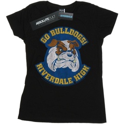 Abbigliamento Donna T-shirts a maniche lunghe Riverdale High Bulldogs Nero
