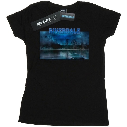 Abbigliamento Donna T-shirts a maniche lunghe Riverdale Boat Logo Nero
