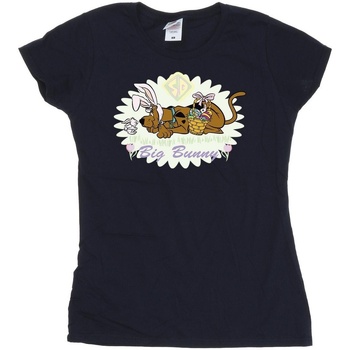 Abbigliamento Donna T-shirts a maniche lunghe Scooby Doo Big Bunny Blu