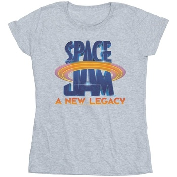 Abbigliamento Donna T-shirts a maniche lunghe Space Jam: A New Legacy Movie Logo Grigio