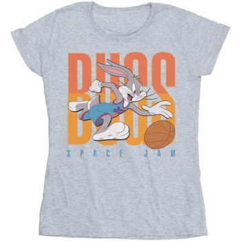Abbigliamento Donna T-shirts a maniche lunghe Space Jam: A New Legacy Balling Bugs Grigio