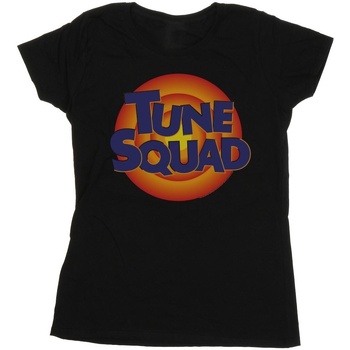 Abbigliamento Donna T-shirts a maniche lunghe Space Jam: A New Legacy Tune Squad Logo Nero