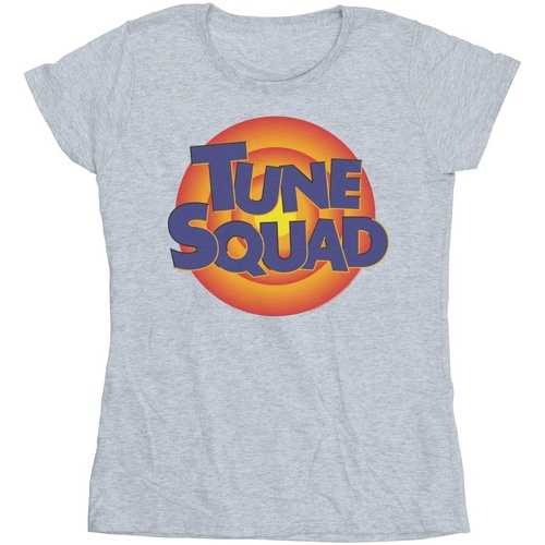 Abbigliamento Donna T-shirts a maniche lunghe Space Jam: A New Legacy Tune Squad Logo Grigio