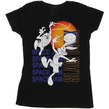 Abbigliamento Donna T-shirts a maniche lunghe Space Jam: A New Legacy Slam Dunk Alt Nero