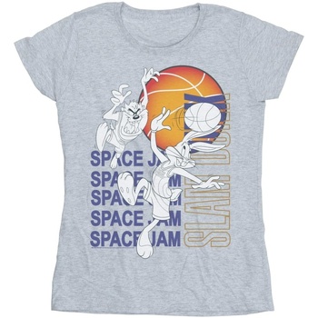 Abbigliamento Donna T-shirts a maniche lunghe Space Jam: A New Legacy Slam Dunk Alt Grigio