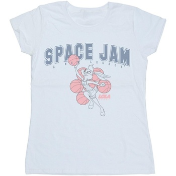 Abbigliamento Donna T-shirts a maniche lunghe Space Jam: A New Legacy Lola Collegiate Bianco