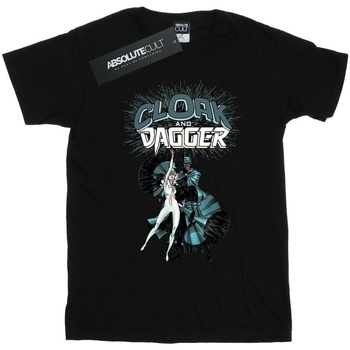 Abbigliamento Bambina T-shirts a maniche lunghe Marvel Cloak And Dagger Shadow Dance Nero