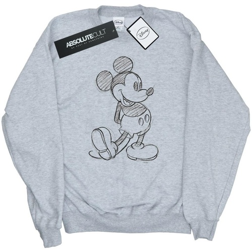 Abbigliamento Donna Felpe Disney Mickey Mouse Sketch Kick Grigio