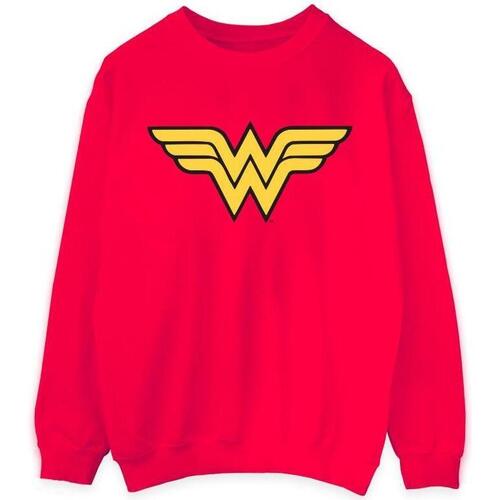 Abbigliamento Donna Felpe Dc Comics Wonder Woman Logo Rosso