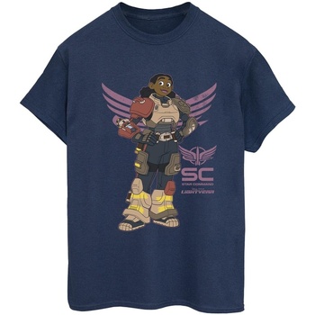 Abbigliamento Donna T-shirts a maniche lunghe Disney Lightyear Izzy Star Command Blu
