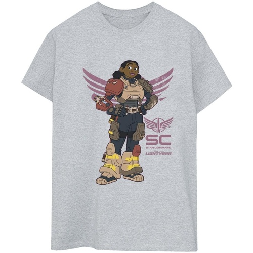 Abbigliamento Donna T-shirts a maniche lunghe Disney Lightyear Izzy Star Command Grigio