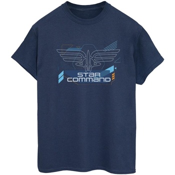 Abbigliamento Donna T-shirts a maniche lunghe Disney Lightyear Star Command Icons Blu