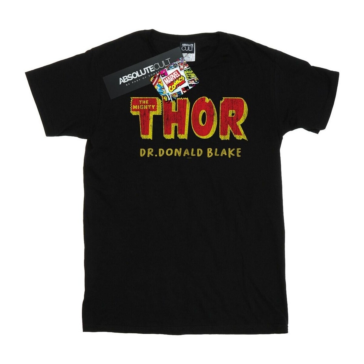 Abbigliamento Donna T-shirts a maniche lunghe Marvel Thor AKA Dr Donald Blake Nero