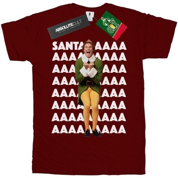 Abbigliamento Bambina T-shirts a maniche lunghe Elf Buddy Santa Scream Multicolore