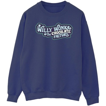 Abbigliamento Uomo Felpe Willy Wonka Chocolate Factory Logo Blu