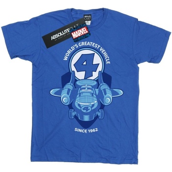 Abbigliamento Donna T-shirts a maniche lunghe Marvel Fantastic Four Fantasticar Blu