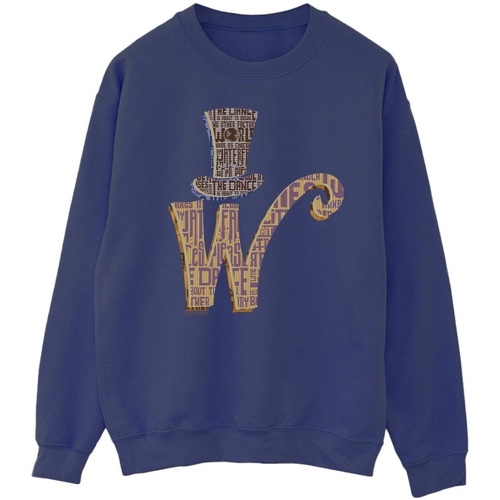 Abbigliamento Uomo Felpe Willy Wonka W Logo Hat Blu