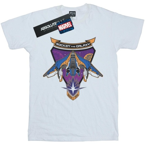 Abbigliamento Donna T-shirts a maniche lunghe Marvel Guardians Of The Galaxy Rockin' Milano Bianco