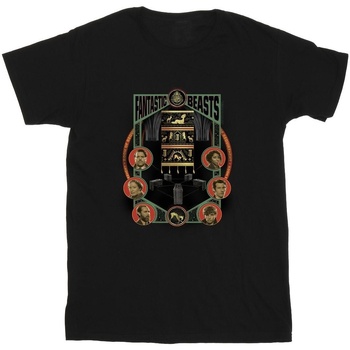 Abbigliamento Bambina T-shirts a maniche lunghe Fantastic Beasts: The Secrets Of Character Icons Nero