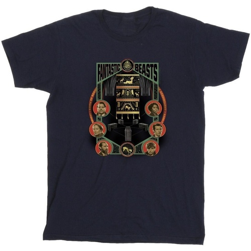 Abbigliamento Bambina T-shirts a maniche lunghe Fantastic Beasts: The Secrets Of BI50559 Blu