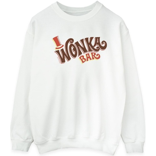 Abbigliamento Uomo Felpe Willy Wonka Bar Logo Bianco