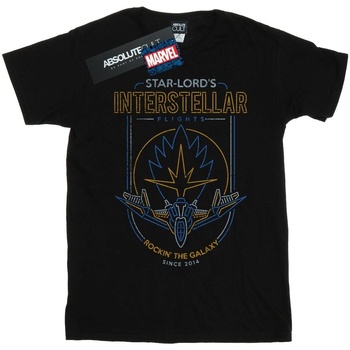 Abbigliamento Donna T-shirts a maniche lunghe Marvel Guardians Of The Galaxy Interstellar Flights Nero