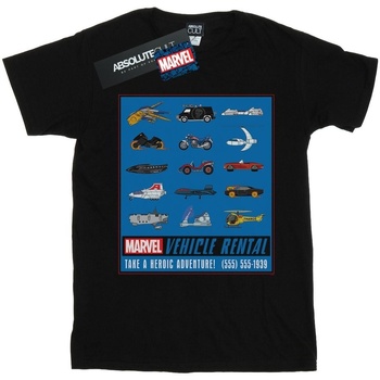 Abbigliamento Donna T-shirts a maniche lunghe Marvel Vehicle Rentals Colour Nero