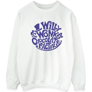 Abbigliamento Uomo Felpe Willy Wonka & The Chocolate Fact Typed Logo Bianco