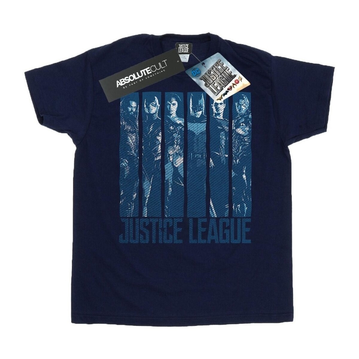 Abbigliamento Bambina T-shirts a maniche lunghe Dc Comics Justice League Movie Double Indigo Blu