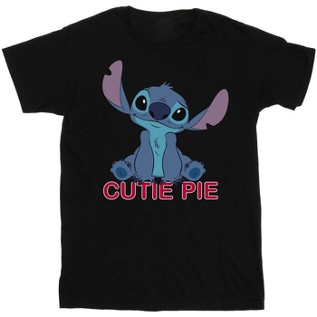 Image of T-shirts a maniche lunghe Disney Lilo And Stitch Stitch Cutie Pie