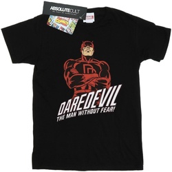 Abbigliamento Uomo T-shirts a maniche lunghe Marvel Daredevil Slogan Nero