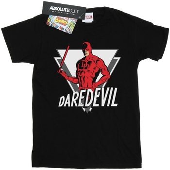 Abbigliamento Uomo T-shirts a maniche lunghe Marvel Daredevil Triangle Nero