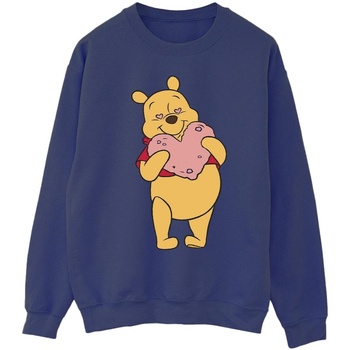 Abbigliamento Uomo Felpe Disney Winnie The Pooh Heart Eyes Blu