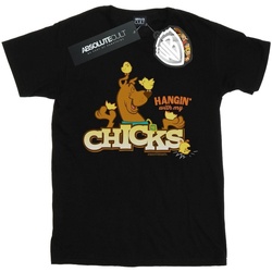 Abbigliamento Bambino T-shirt maniche corte Scooby Doo Hangin With My Chicks Nero