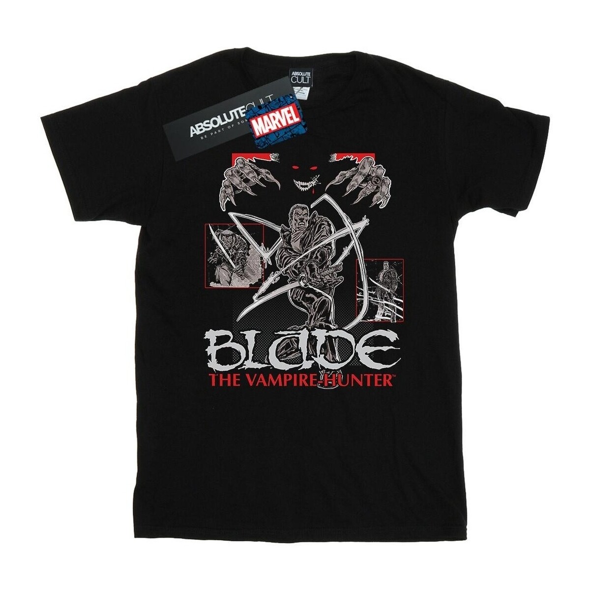 Abbigliamento Donna T-shirts a maniche lunghe Marvel Blade The Vampire Hunter Nero